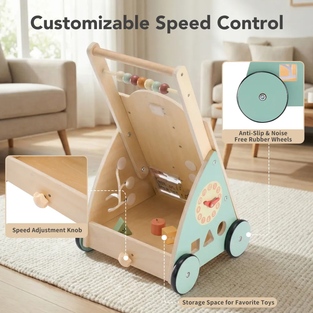 Wooden Baby Walker 8