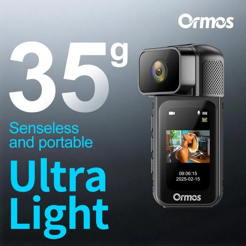 Ormos Mini Action Camera With 180 Degree 3
