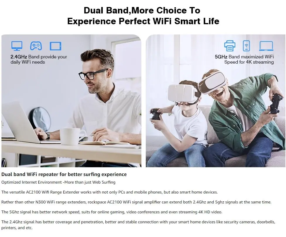 Dual-Band WiFi Range Extender 6