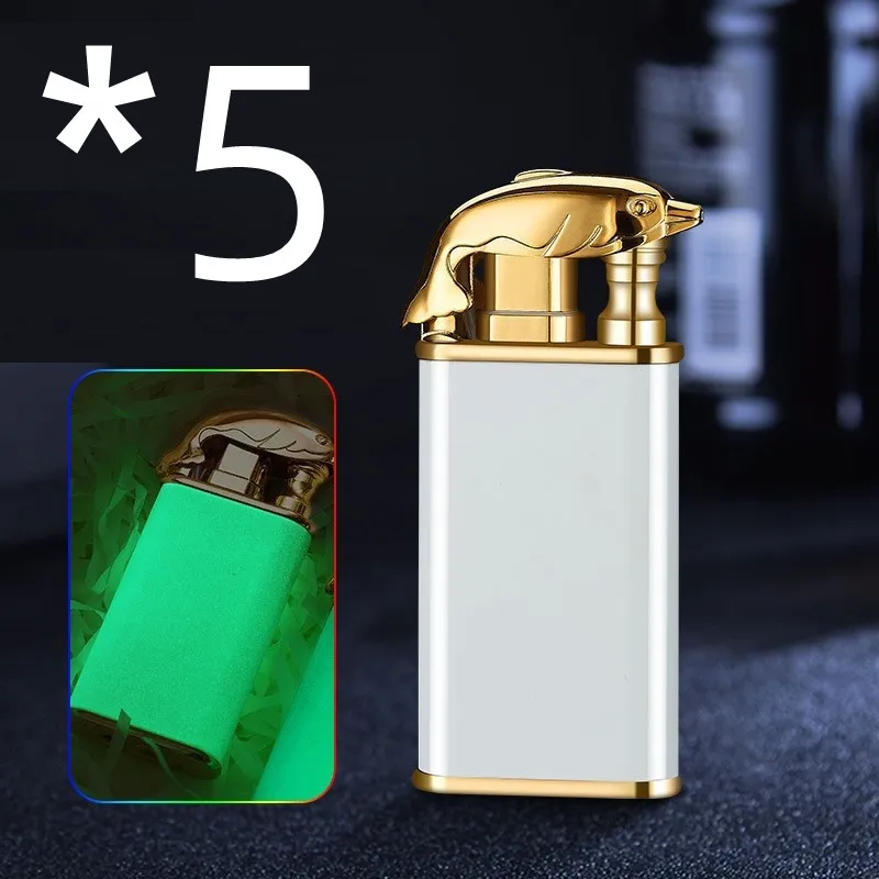 Creative Blue Flame Lighter Dolphin Dragon 34