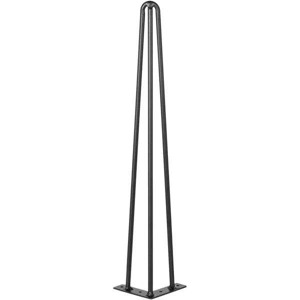 Set Of 4 Black Hairpin Table Legs 3