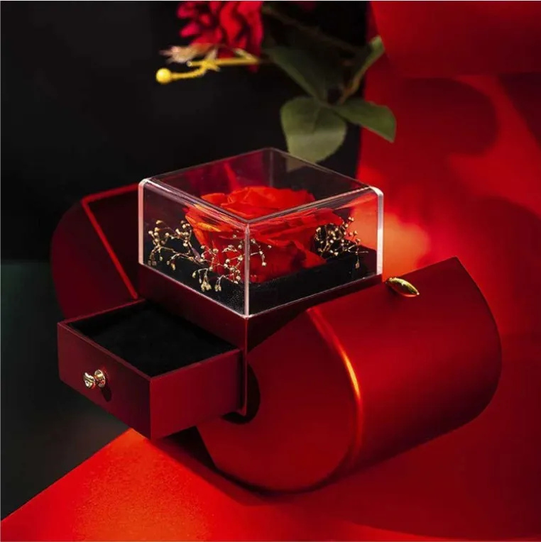 Fashion Jewelry Box Red Apple Christmas Gift 11