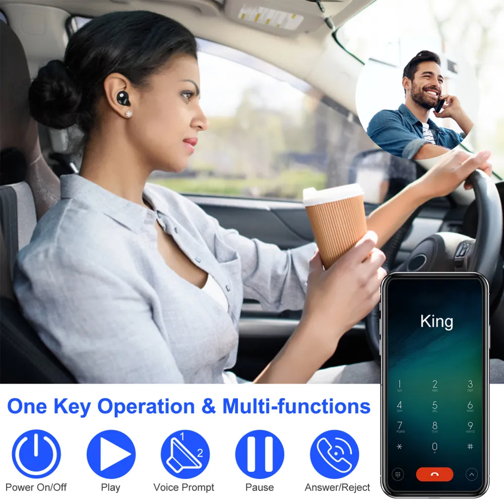 True Wireless V4.2 Earbuds IPX4 In-ear 7