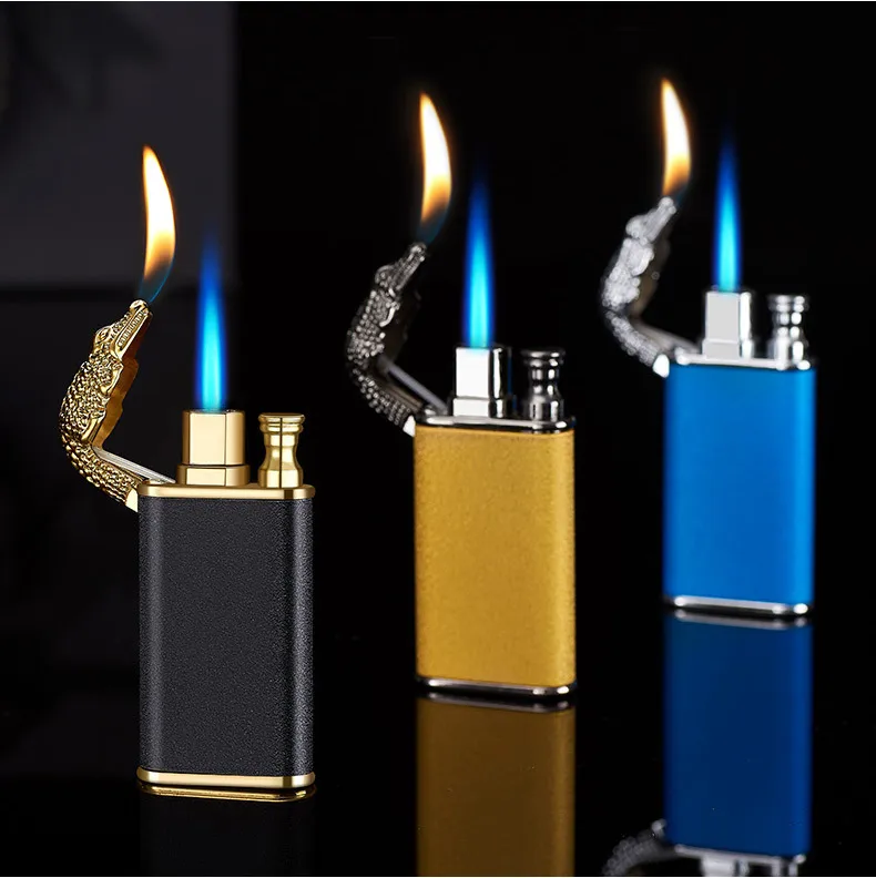Creative Blue Flame Lighter Dolphin Dragon 35