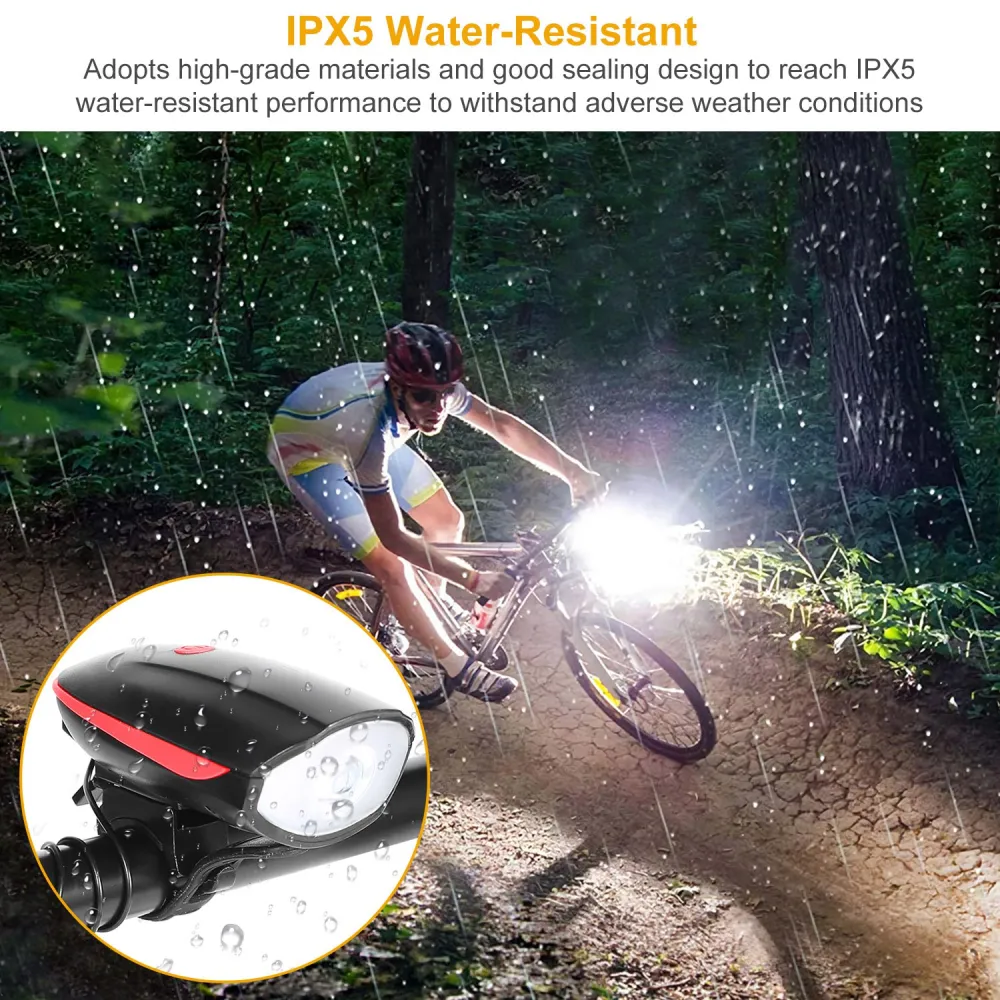 USB Rechargeable Bike Headlight 5
