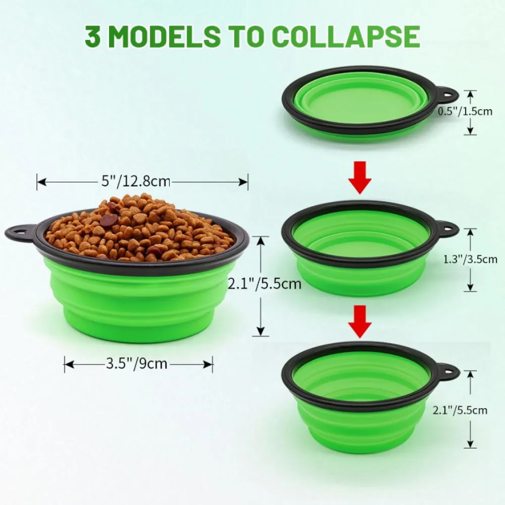 Dog Bowl Pet Collapsible Bowls 5