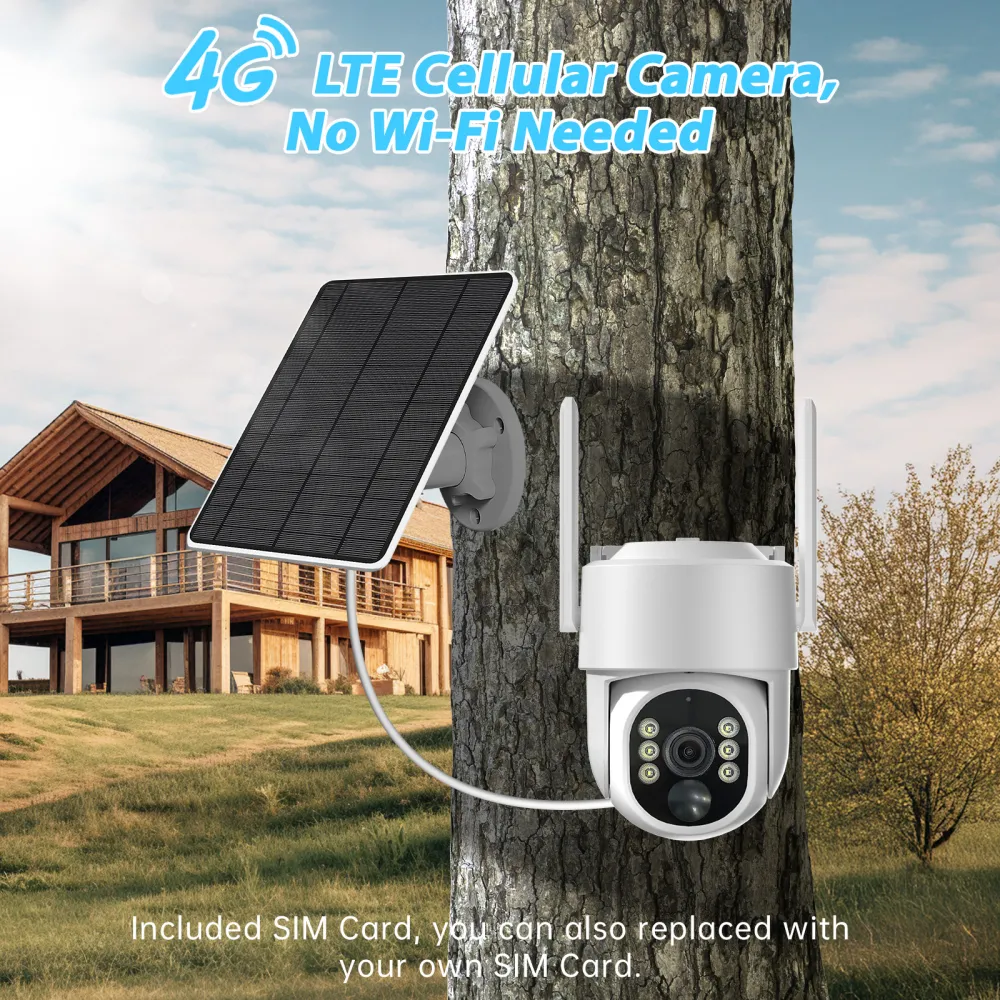 4G Solar PTZ Camera with 64GB Card 2