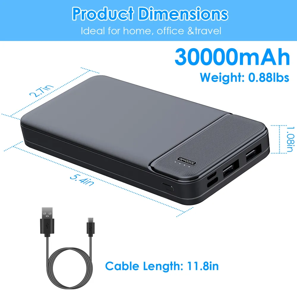 Fast-Charging Power Bank — 20000mAh 7