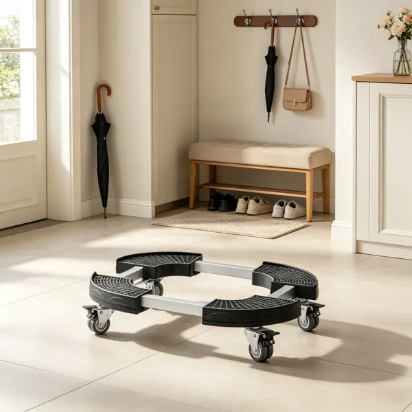 15-22.8 In Adjustable Trash Can Dolly 4