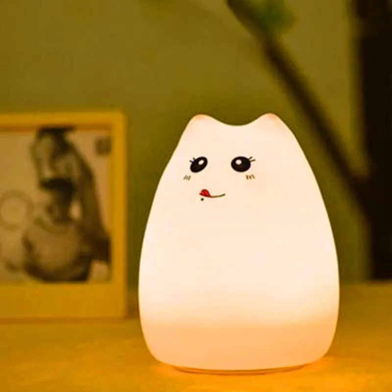 Silicone Touch Sensor LED Night Light 5