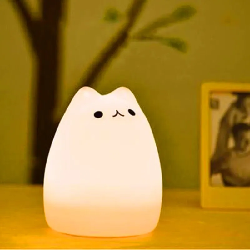 Silicone Touch Sensor LED Night Light 8