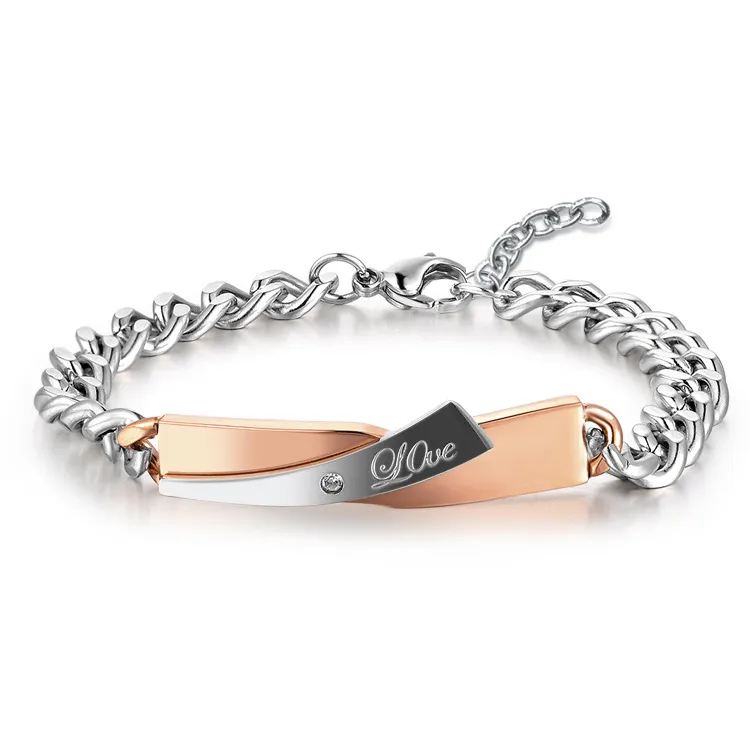 Couple Cross-design Bracelet 5