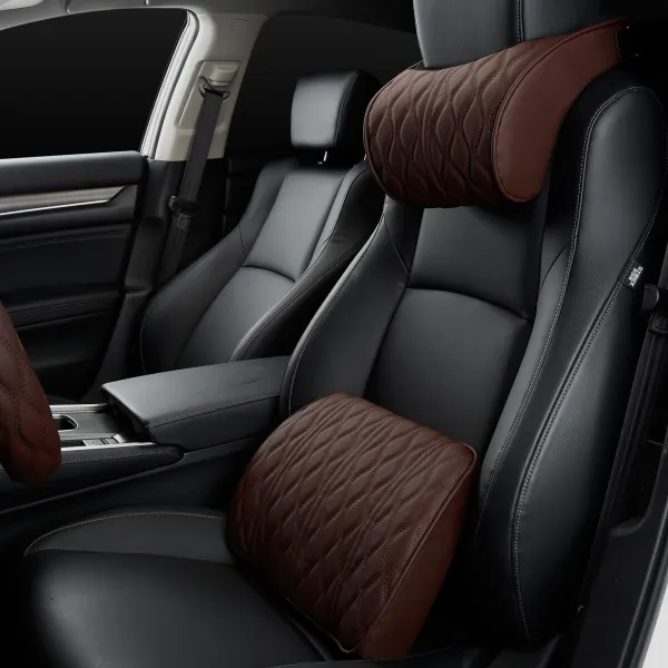 Car Headrest & Lumbar Support Set