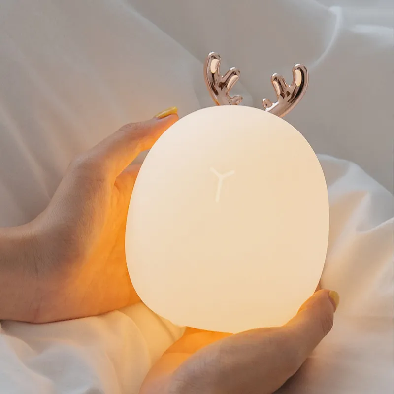 Cartoon Deer Night Light USB Charge Rabbit 5