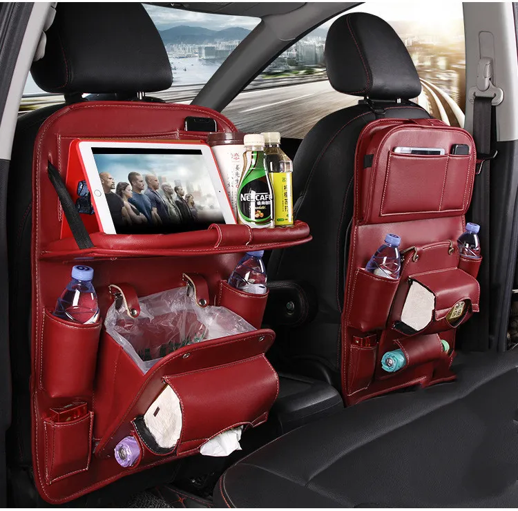 PU Leather Car Seat-Back Organizer 28