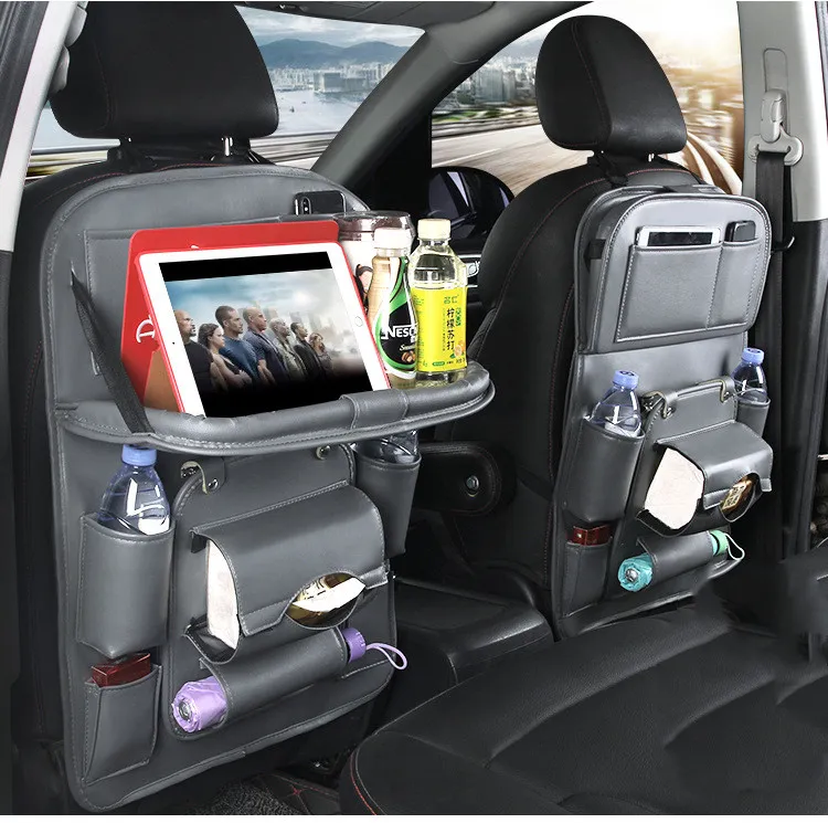 PU Leather Car Seat-Back Organizer 22