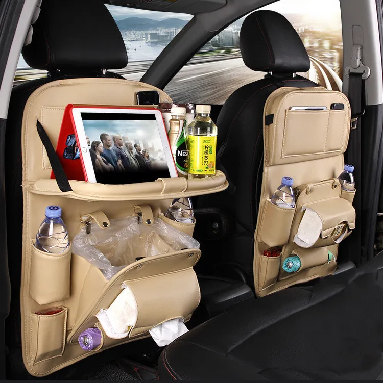 PU Leather Car Seat-Back Organizer 15
