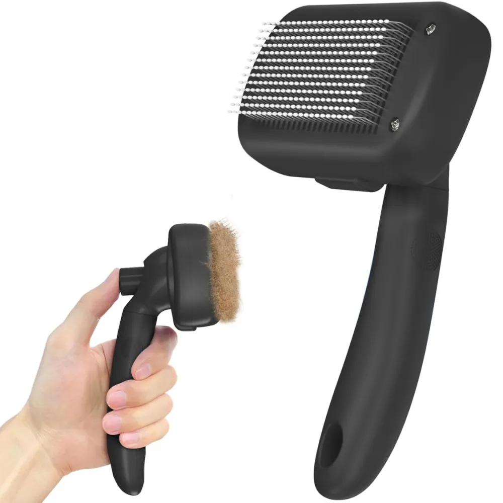 Self Cleaning Shedding Brush 1