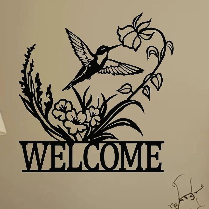 Vintage Metal Wall Art Hanging Set For Home 6