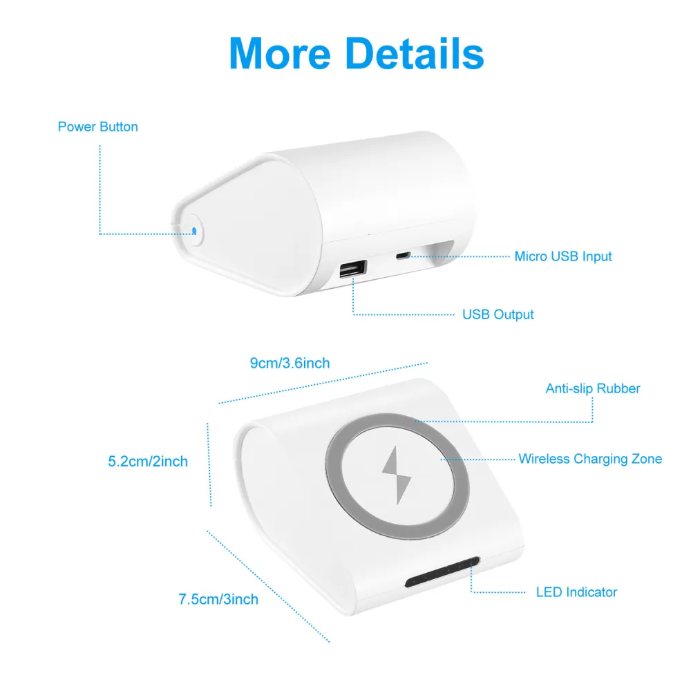 10400mAh Wireless Power Bank 10