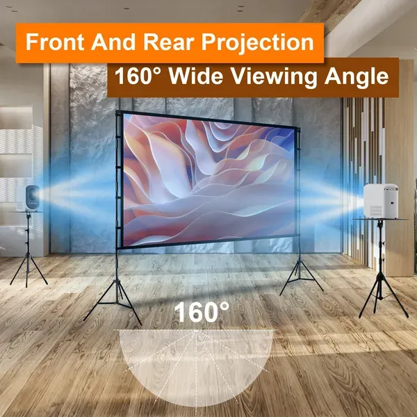 100inch/120inch Options Projector Screen 5