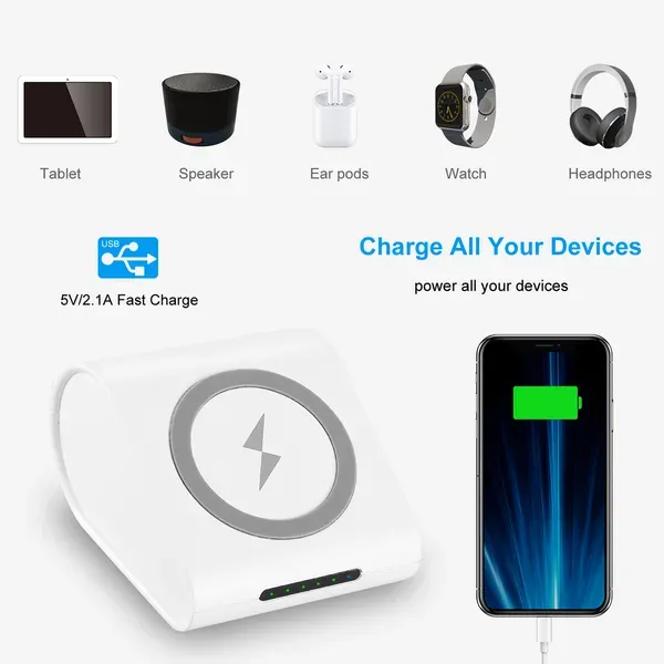 Qi Wireless Charger 10400mAh Power Bank 5W 4