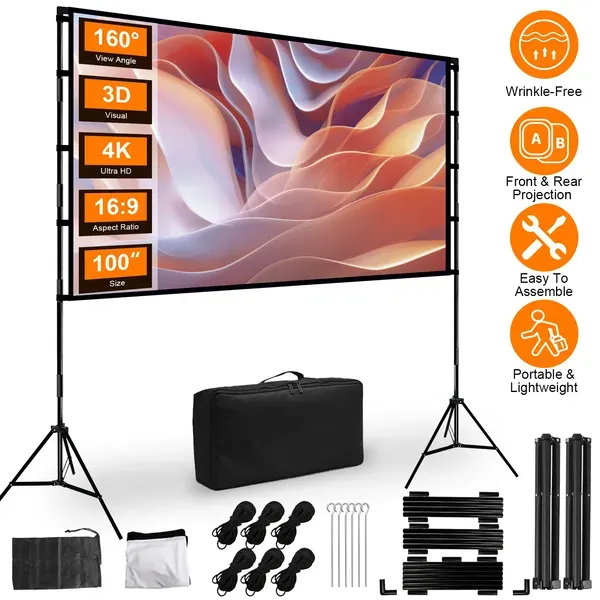 100inch/120inch Options Projector Screen
