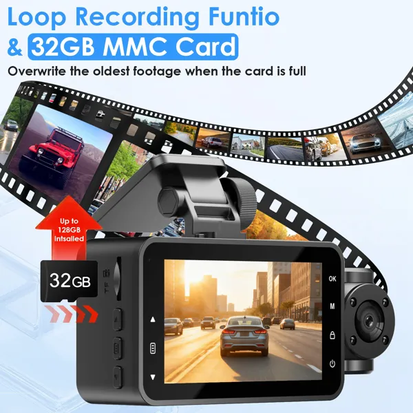 3 Channel Dash Cam For Cars 4