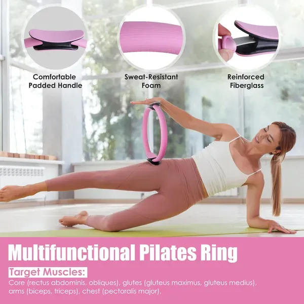 14Pcs Pilates Ring Essentials-Kit For Women 4