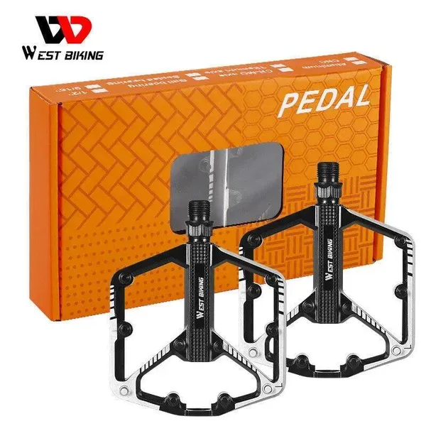 Bicycle Pedals DU Bearing Aluminum MTB 4