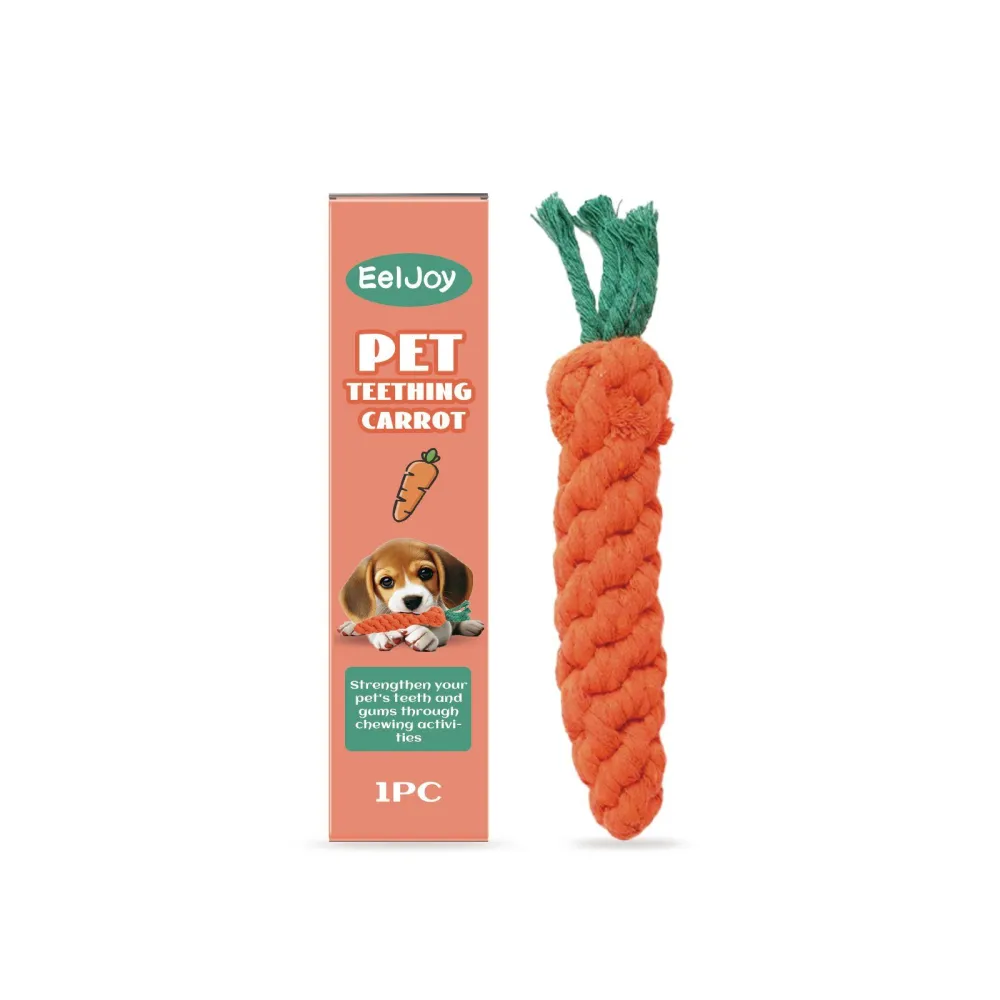 Carrot-Shaped Pet Chew Toy 6