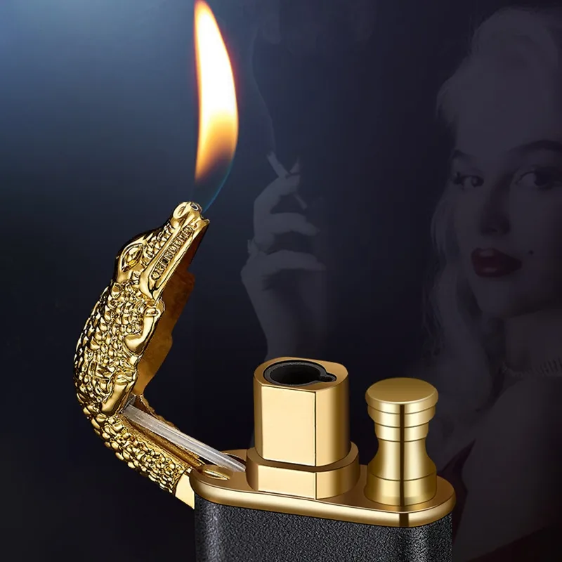 Creative Blue Flame Lighter Dolphin Dragon 24