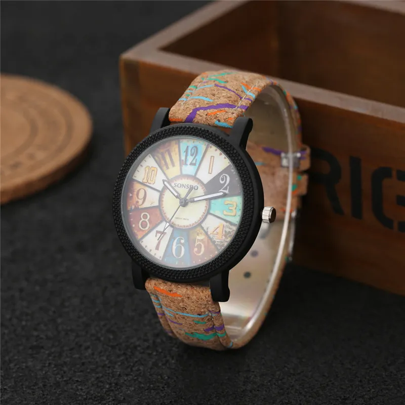 Casual Vintage Leather Women Quartz Wrist 3