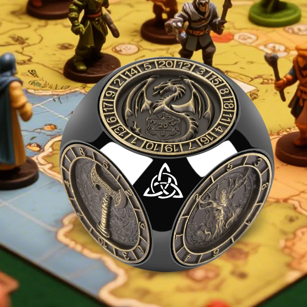 6-pack DND Dice Wheel Gift Box Set 10