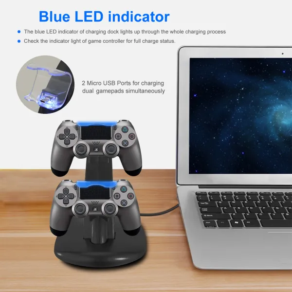 Charging Dock Station Dual Micro USB Charger