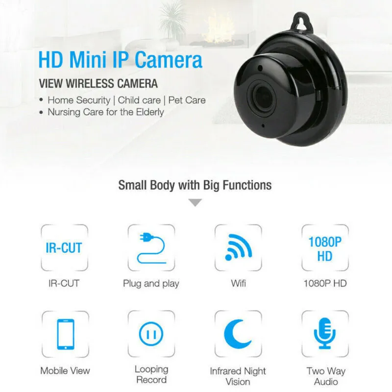Camera WiFi 1080P Wireless IR Indoor Outdoor 5