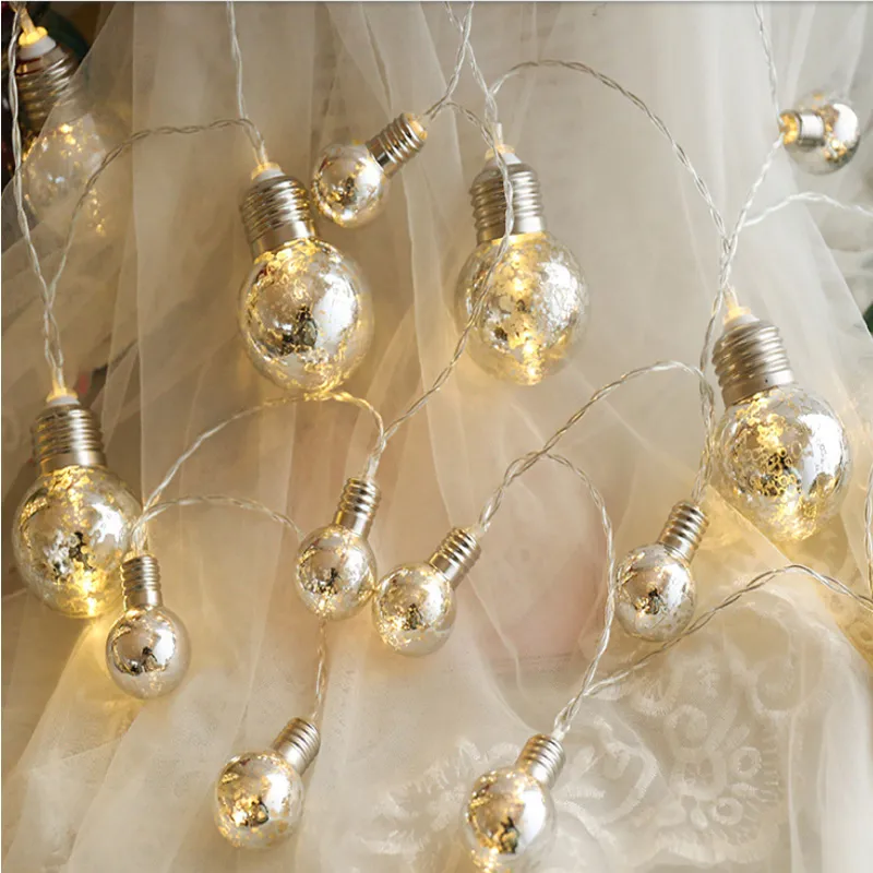 Gold Foil LED Globe String Lights — 6.5 ft 2