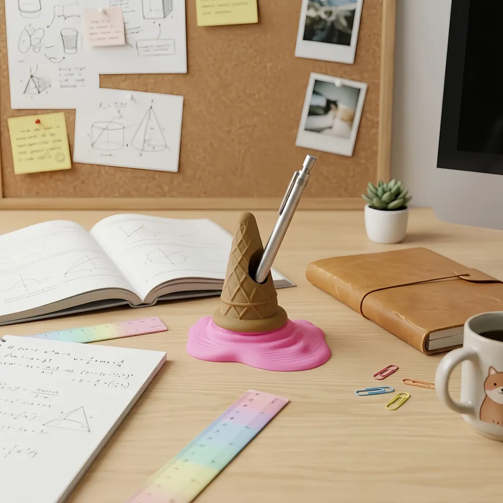 Melting Ice Cream Pen Holder 1