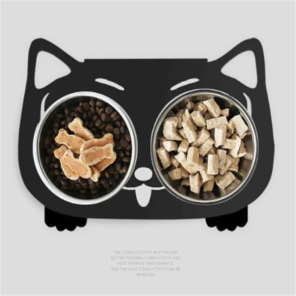 Anti-falling Cat Dog Feeding Water Bowl 5