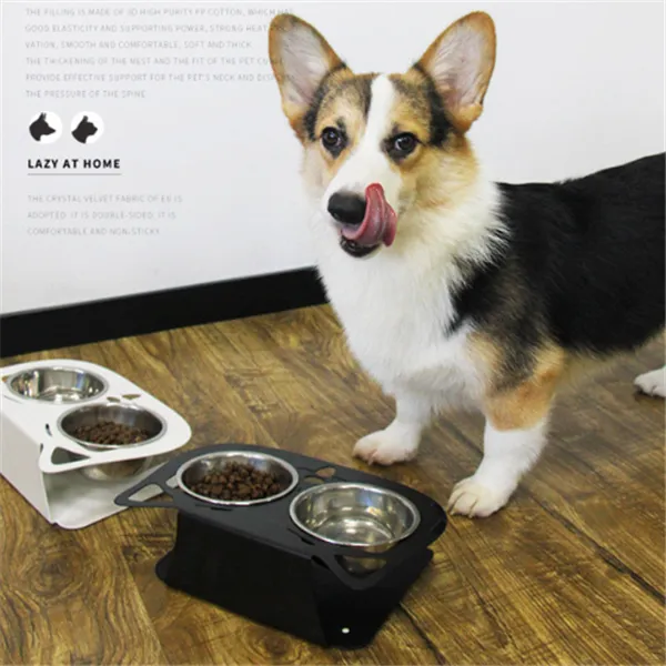 Anti-falling Cat Dog Feeding Water Bowl 6