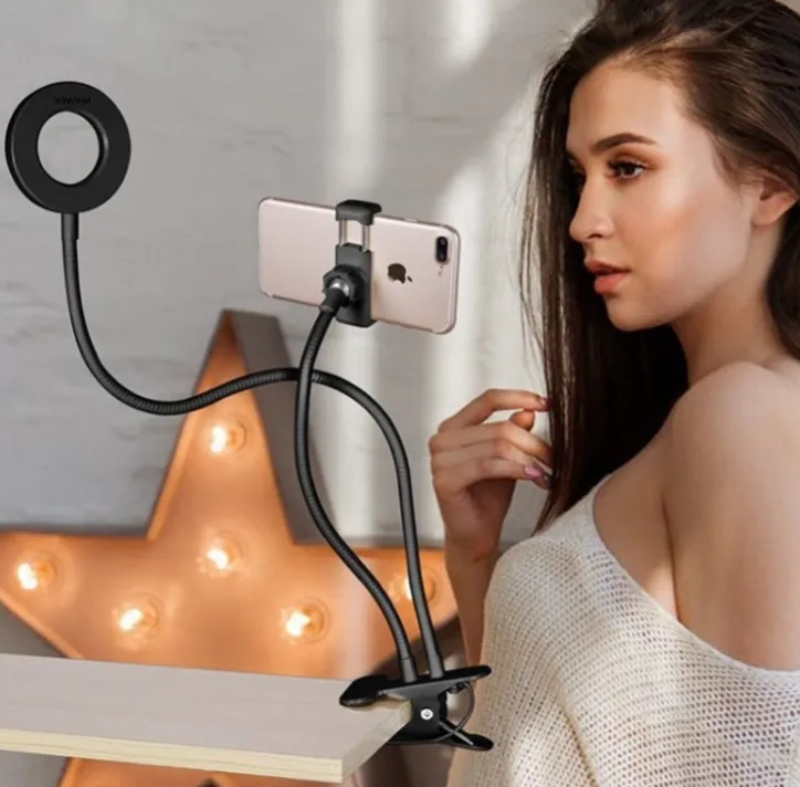 LED Selfie Ring Light for Live Adjustable 3