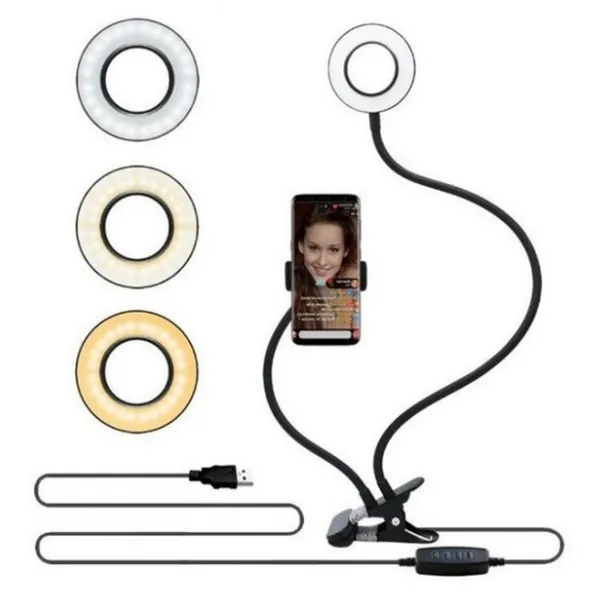 LED Selfie Ring Light for Live Adjustable 5