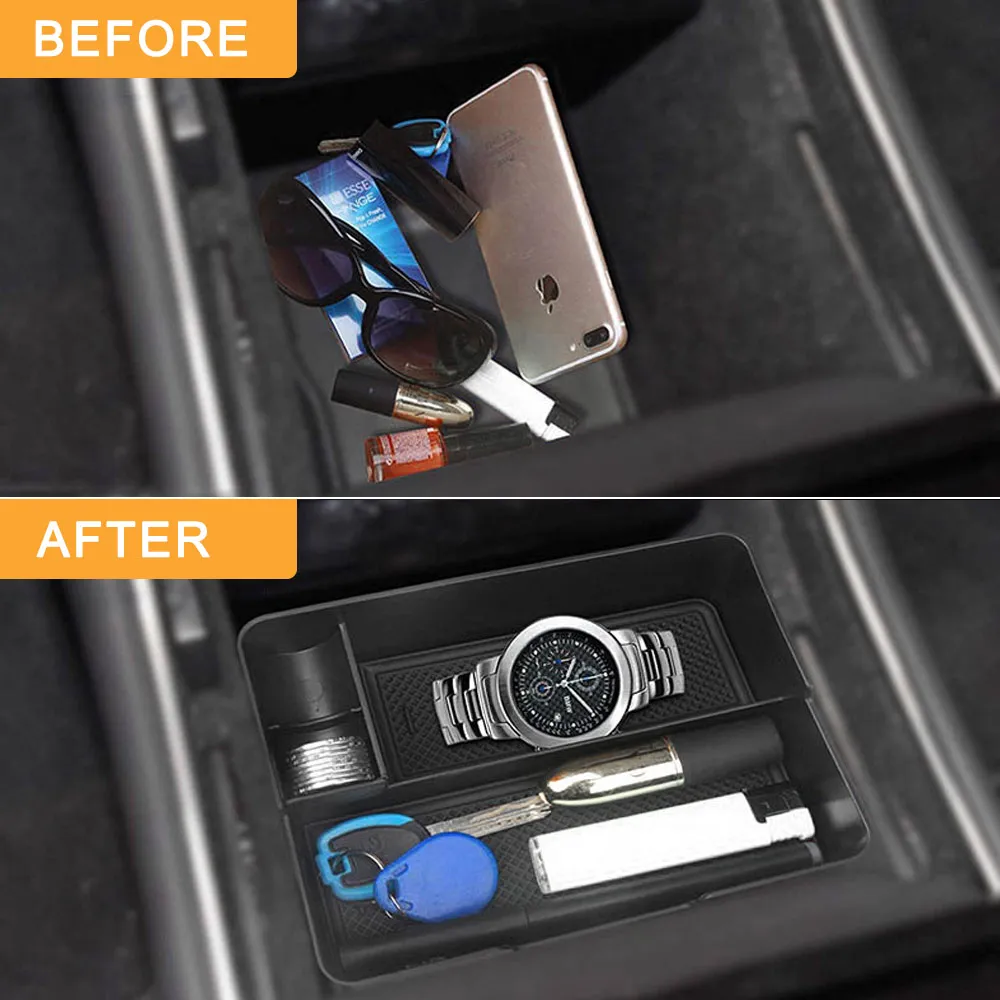 Car seat central storage box 4