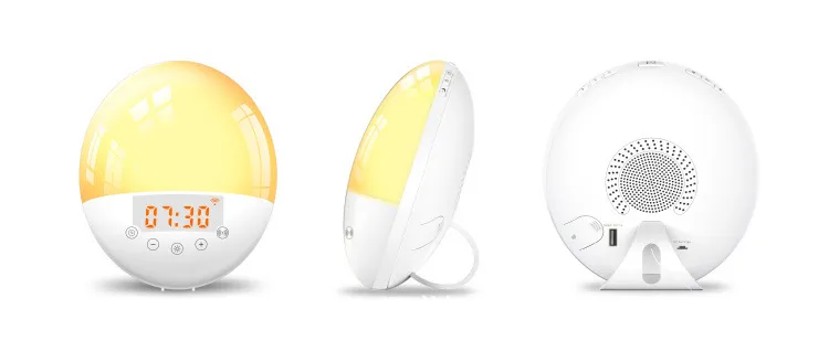 WiFi Voice Control Intelligent Alarm Clock 8