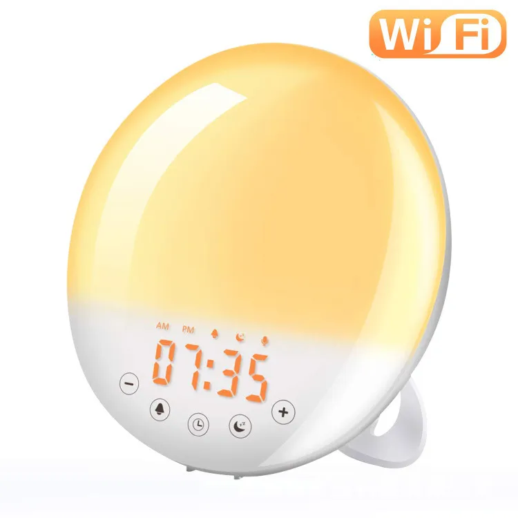 WiFi Voice Control Intelligent Alarm Clock 6
