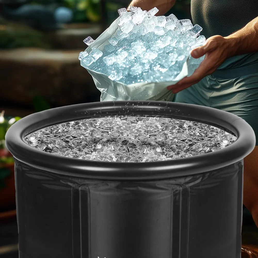 105 Gallons Ice Bath Cold Plunge Tub With 8