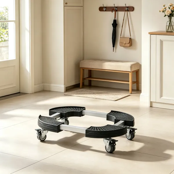 15-22.8 In Adjustable Trash Can Dolly