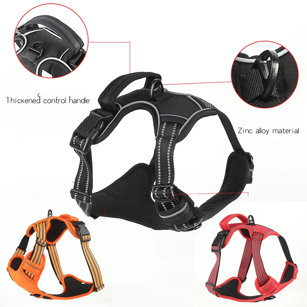 Dog Harness No Pull Breathable Reflective 18
