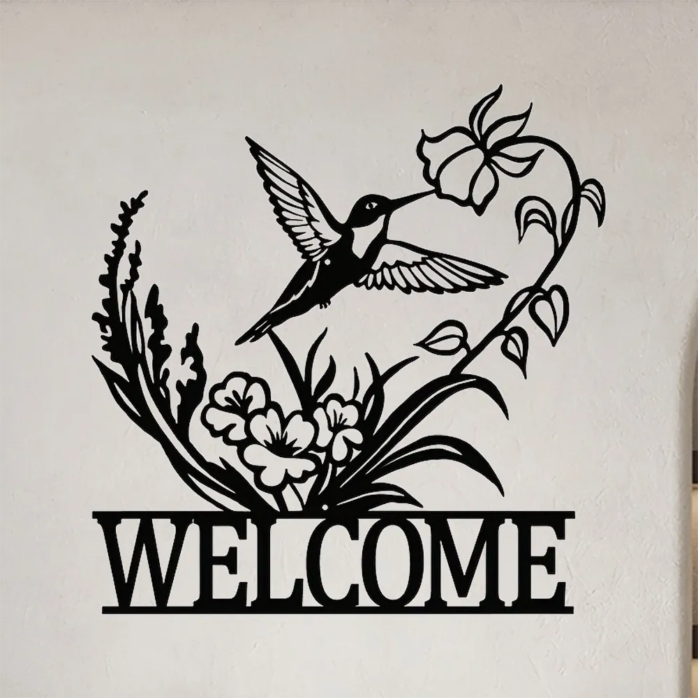Vintage Metal Wall Art Hanging Set For Home 1