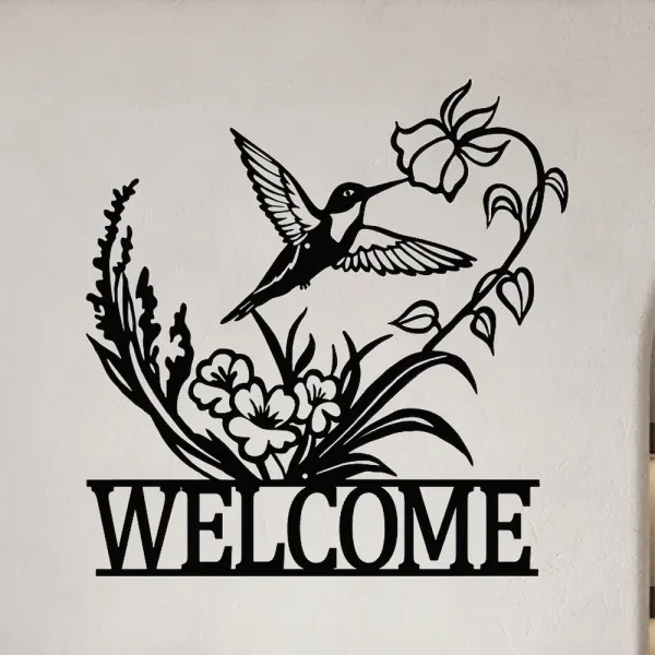 Vintage Metal Wall Art Hanging Set For Home